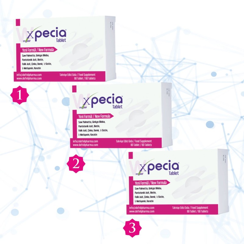 Xpecia Kadın Tablet 3'lü Paket