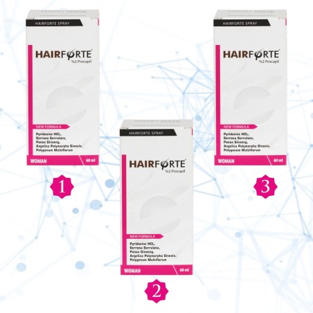 Hair Forte Sprey Kadın 3'lü Paket